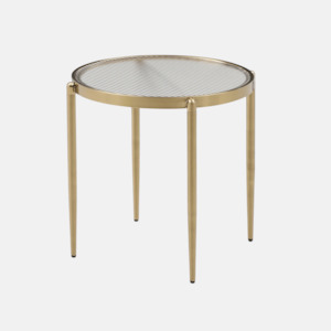 Gatsby Fluted Glass Side Table