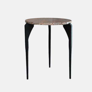 Side Tables: Ariana  Marble Side Table - Forest