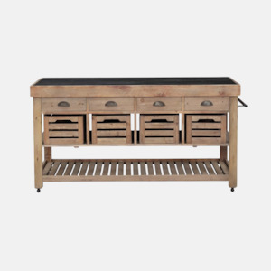 Montana Kitchen Island - Bluestone