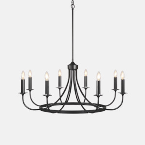 Forbes Iron Chandelier