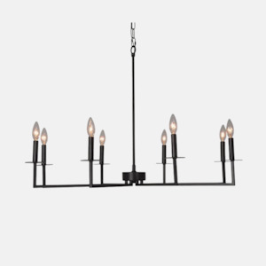 Edmound 8 Light Iron Chandelier