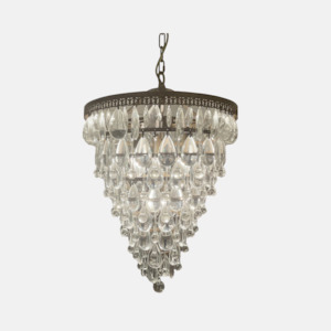 Chandeliers: Teardrop Crystal Chandelier