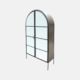 Arch Iron & Glass Cabinet
