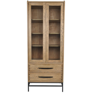 Carlton Display Cabinet - Natural Oak