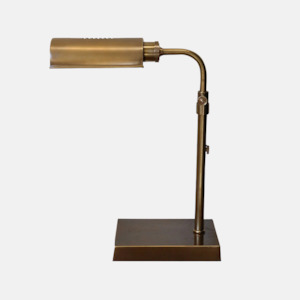 Adjustable Desk Lamp - Brass