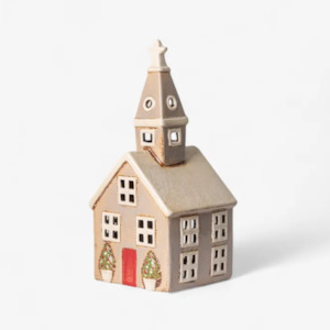 Decor: Alsace Tealight Church Bone