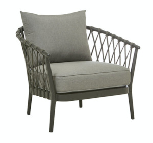 Maui Outdoor Armchair - Charcoal