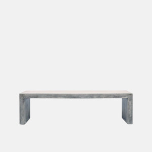 Palma Outdoor Concrete Bench - Grey