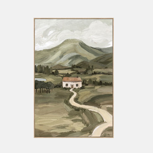 Wall Art 1: Bramble Hand Embellished Framed Canvas