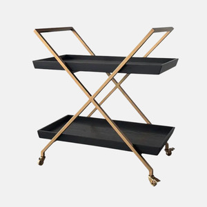 Barcarts 1: Monterey Bar Cart - Black Oak