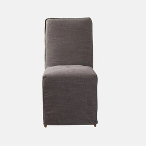 Elle Slipcover Dining Chair - Grey