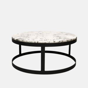 Monaco Nested Coffee Table - Alaska Marble