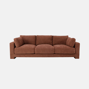 New Arrivals: Western 3 Seater Sofa – Rust