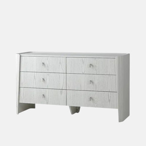 Sideboards: Regent 6 Drawer Chest Whitewashed