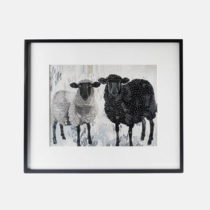 Standing Sheep Wall Art