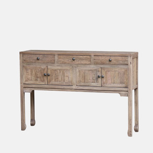 FARMHOUSE OAK & PINE CONSOLE - Natural