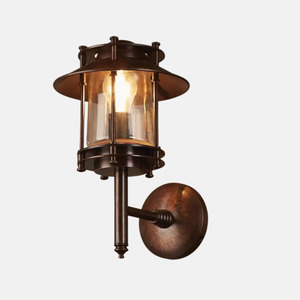 Turner Outdoor Wall Light Dark Brass