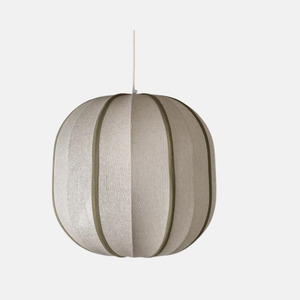 Thea Orb Olive & Natural Pendant