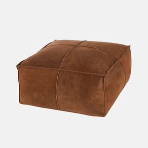 Buffalo Suede Pouf