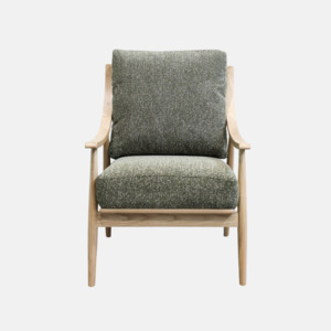 Armchairs: Greer Armchair - Olive