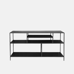 Furniture: Open Iron Shelf Console - Large