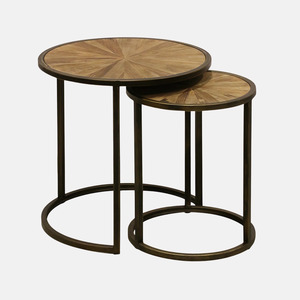 Coffee And Side Tables: CAIRO SET OF 2 OCCASIONAL TABLES