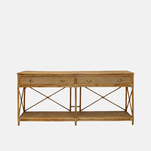 New Arrivals: Cayman Double Rattan Console - Large