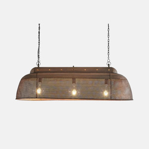 Riva Ceiling Pendant Long Antique Copper