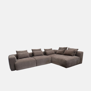Haven Chaise Sofa - Brownie