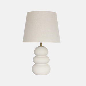 Lighting: Salted Riverstone Lamp