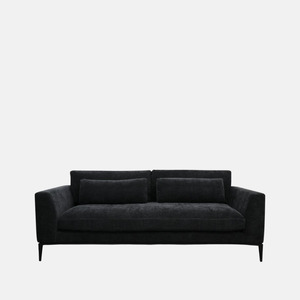 Living Room: Tyson 3 Seater Sofa - Boston Black