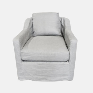 Living Room: Dune Armchair - Grey Cotton