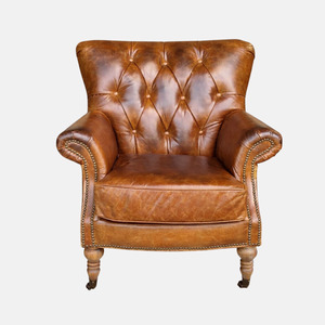 Leather: Harrington Armchair Foundry Leather