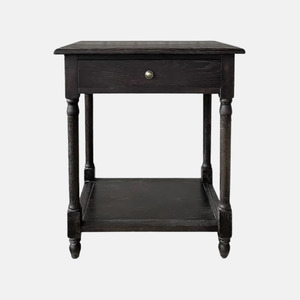 Chloe Bedside - Black Oak