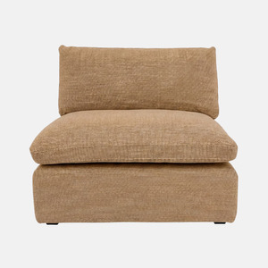 Living Room: Float Modular Sofa - Single Seat Bisque