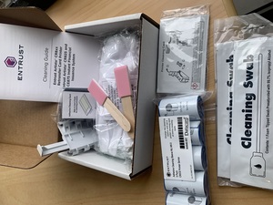Entrust Datacard 524554-001 CR805 retransfer cleaning kit