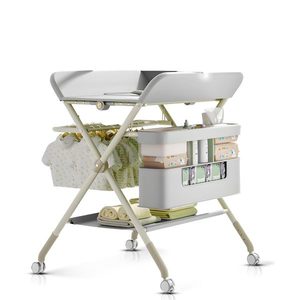 Baby Changing Table, Portable Folding Changing Table with Wheels – iFirst