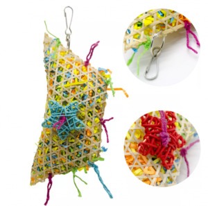 Products: Bird Chew Toy Parrot Straw Rope Bamboo Braided Parrot Bite Toy – iFirst