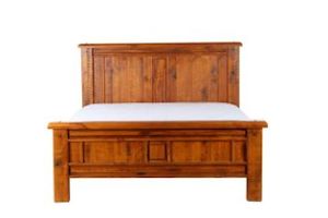 Bedroom Set: FOUNDATION Bedroom Combo in Queen/King/Super King Size Rustic Pine