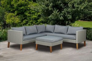 Outdoor Lounge Set: IMOLA Outdoor Wicker Corner Sofa Set