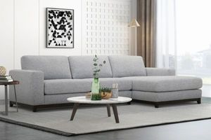 SIESTA Sectional Fabric Sofa Range (Sandstone)