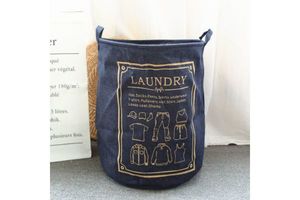 DENIM PRINTING 40x50cm Laundry Basket