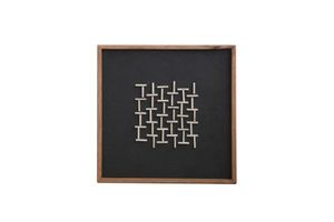 DD8596 Solid Reclaimed Wood Wall Art (62x62cm)