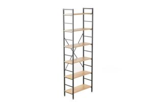 Office: CITY 182x60cm Narrow Bookshelf (Black)