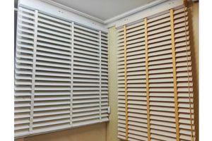 Products: PVC Wood Veneer Venetian Blinds (Per Square Meter)