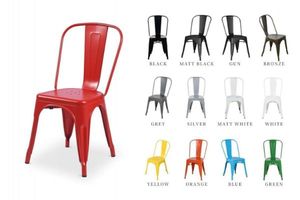Commercial: TOLIX Replica Dining Chair (Multiple Colours)