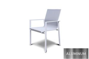 CARDIFF Aluminum Stackable Outdoor Dining Chair