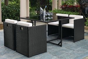 CAMARO 5PC Space-Saver Outdoor Dining Set