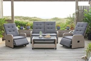 Outdoor: NAOMI Outdoor Relax Gas Lift Lounge Sofa Set
