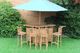 BALI 5PC Extendable Solid Teak Wood Outdoor Bar Set